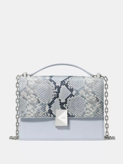 kate spade Deco Snake Embossed Chain Shoulder Bag