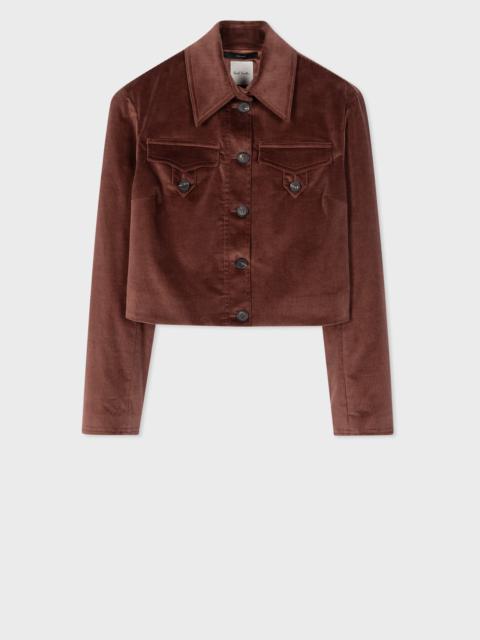Paul Smith Brown Cropped Corduroy Jacket