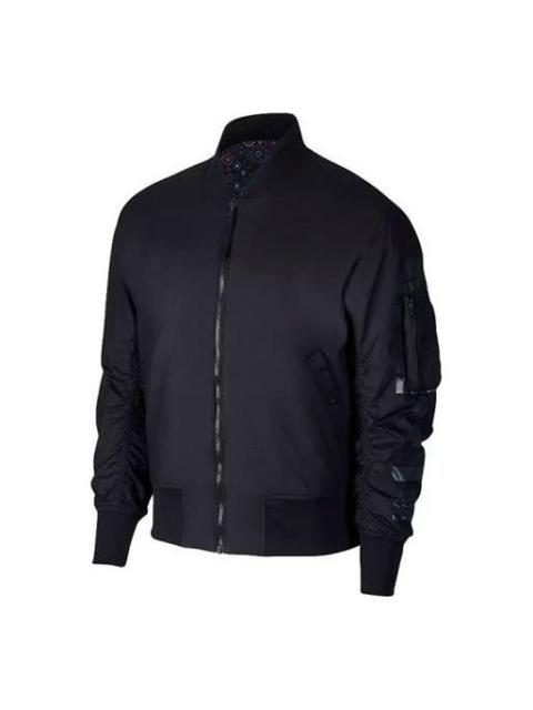 Nike Nike Reversible aviator Casual sports padded Jacket Black AJ3588-010