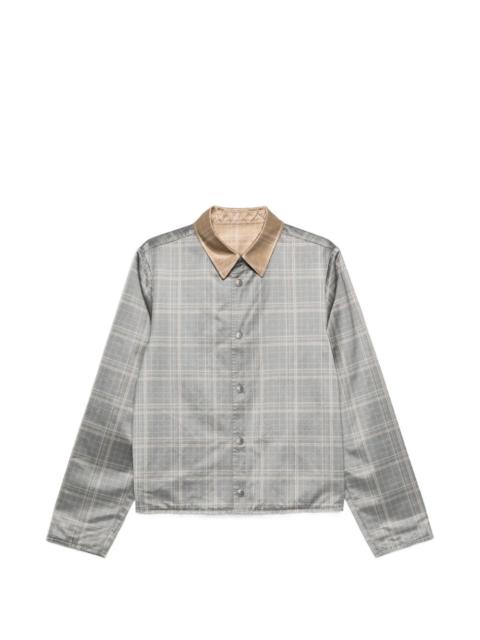 Diesel check buttoned jacket