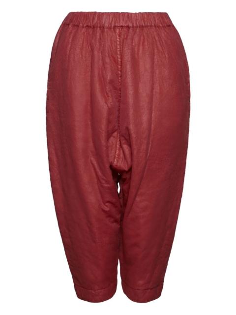Comme Des Garçons bonded trousers