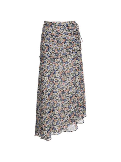 VERONICA BEARD Lucien floral-print skirt