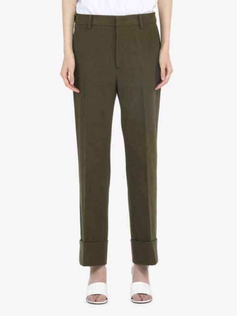 N°21 CROPPED STRAIGHT-LEG TROUSERS