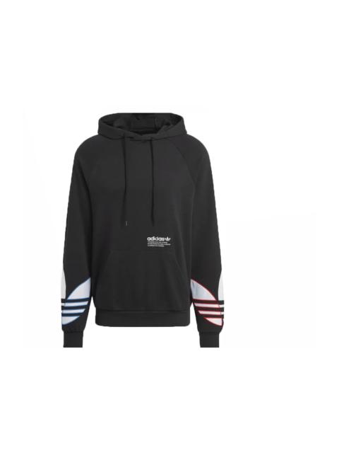 adidas adidas Tricolor Trifoil Pullover Hoodie Black