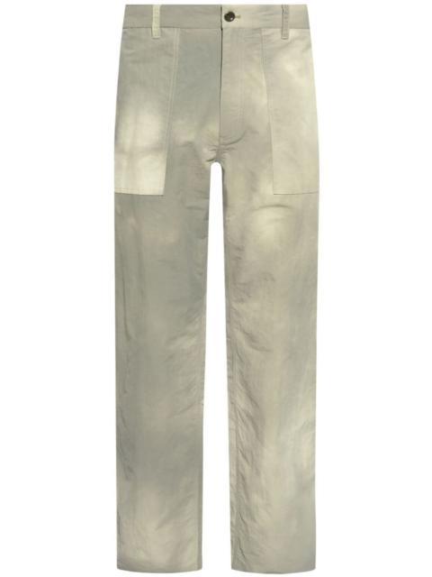 NORSE PROJECTS bleached-effect straigh-leg trousers