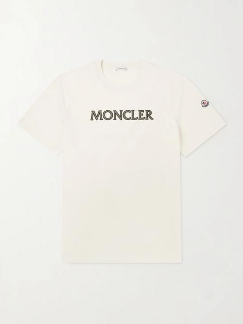 Moncler Logo-Print Cotton-Jersey T-shirt