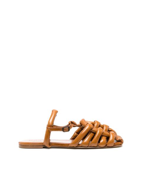 HEREU Cabersa distressed leather sandals