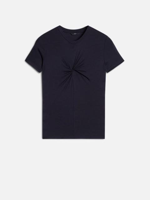 7 For All Mankind TWISTED TEE in Lyocell Navy