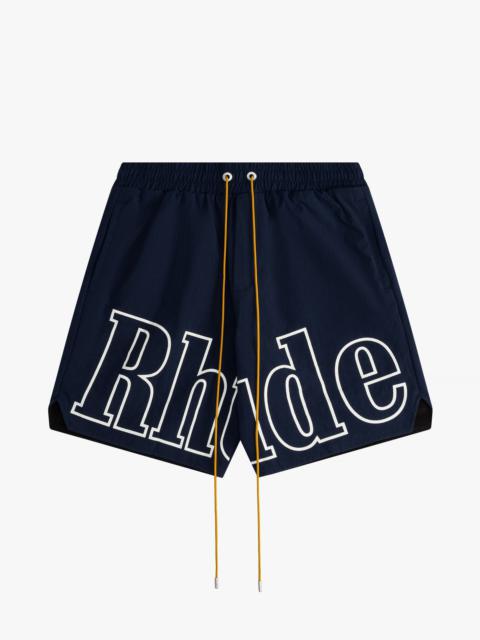 Rhude LOGO TRACK SHORT