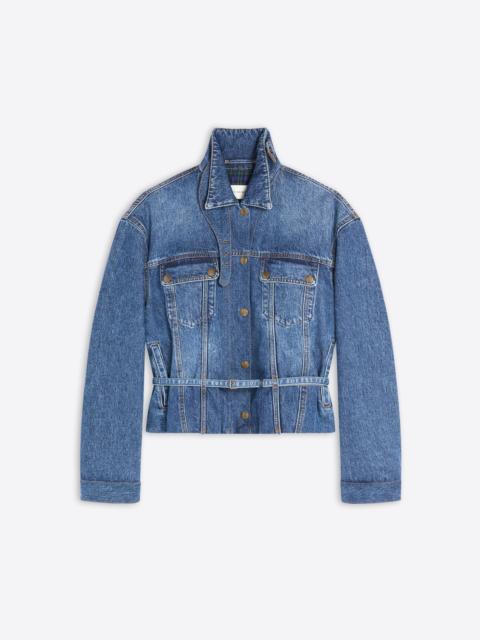 Dries Van Noten HIGH COLLAR DENIM JACKET