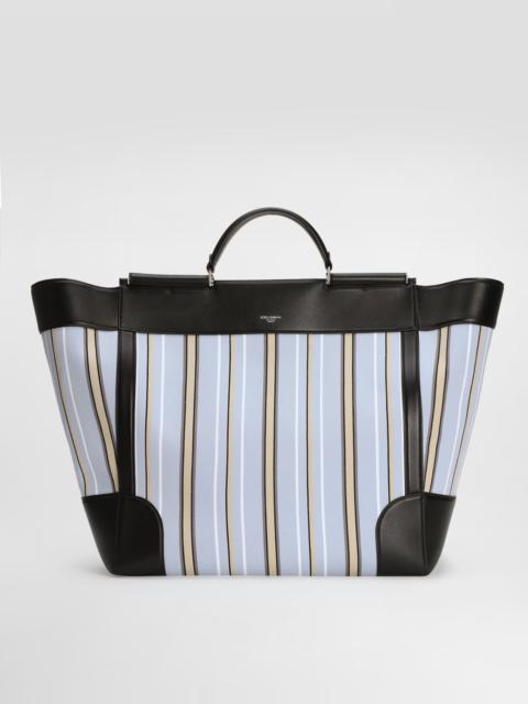 Dolce & Gabbana Sicily striped jacquard handbag