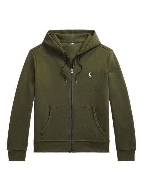 Polo Ralph Lauren zip-front hooded sweatshirt