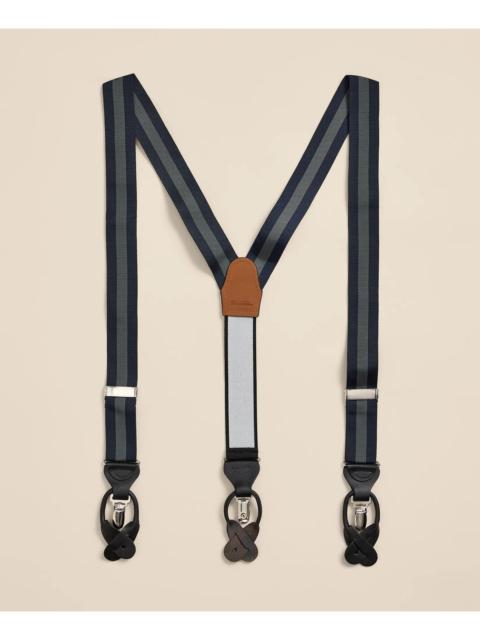 Brooks Brothers Striped Suspenders
