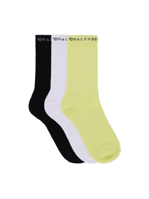 1017 ALYX 9SM 3 PACK SOCKS