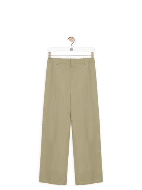 Loewe Pleated trousers in cotton
