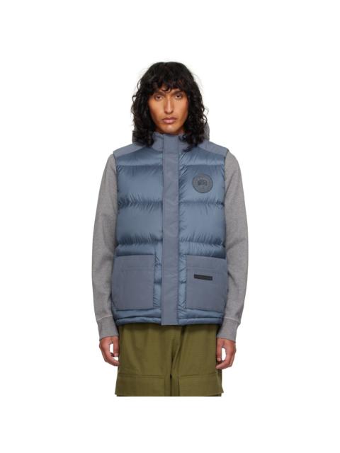 Canada Goose Blue 'Paradigm' Freestyle Down Vest