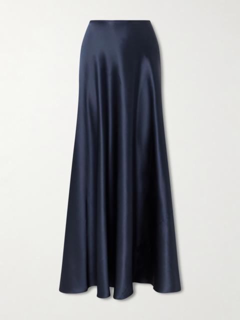 HEIRLOME Antonia Silk-satin Maxi Skirt