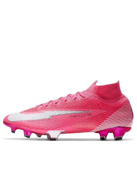 Nike Nike Mercurial Superfly 7 엘리트 Mbappe 로즈 FG 핑크 폭발