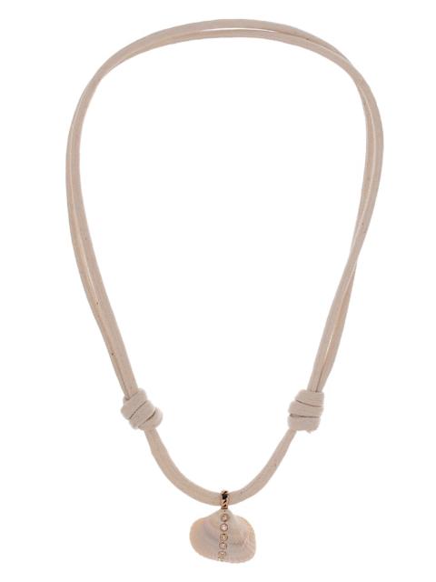 DEZSO Diamond Line Edul Shell Necklace