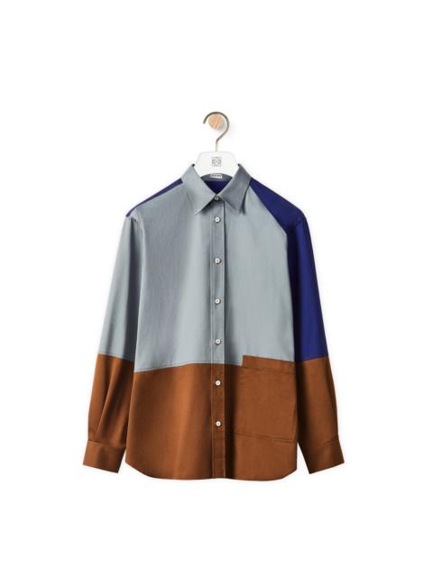 Loewe Patchwork shirt in cotton