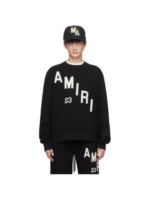 AMIRI Black Appliqué Sweatshirt