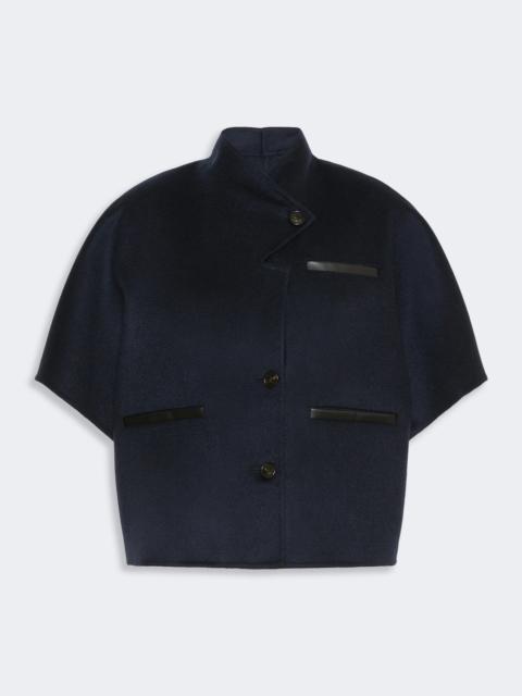 Max Mara ANDALO Lightweight cashmere cape - MIDNIGHTBLUE