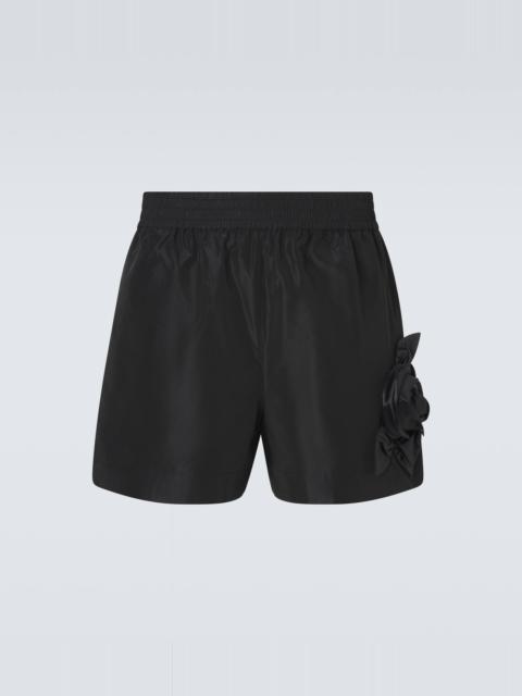 Simone Rocha Floral-appliqué shorts