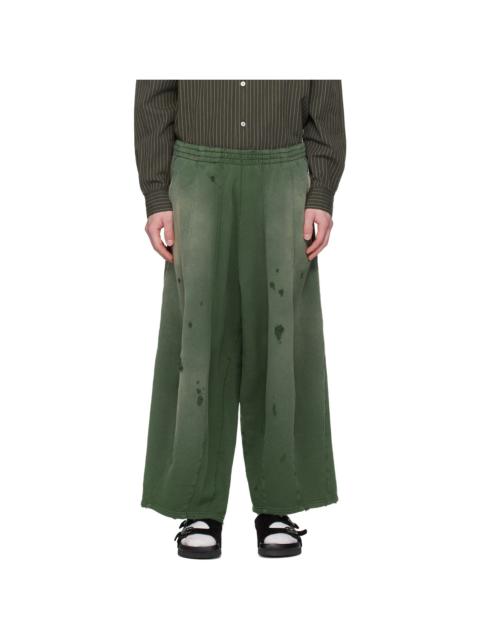 NEEDLES Green Darts H.D. Sweatpants