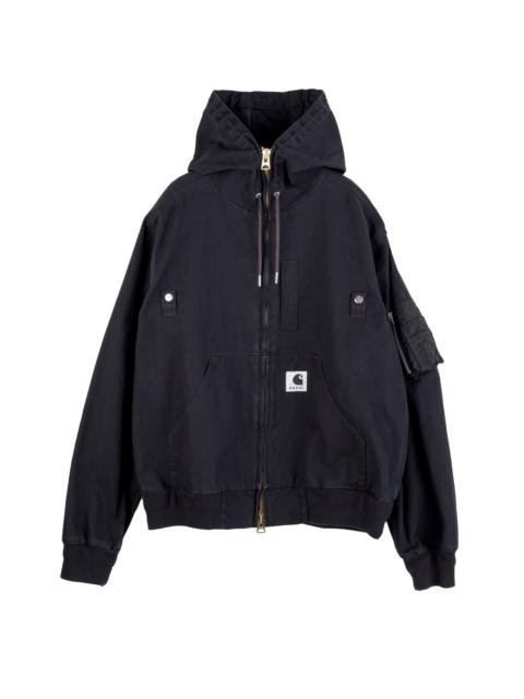 sacai Carhartt WIP Washed Duck Hooded Blouson