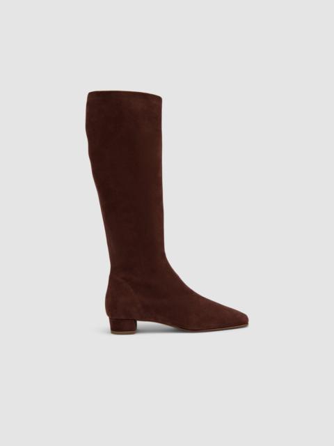 BY FAR Edie Nubuck Knee-High Boot