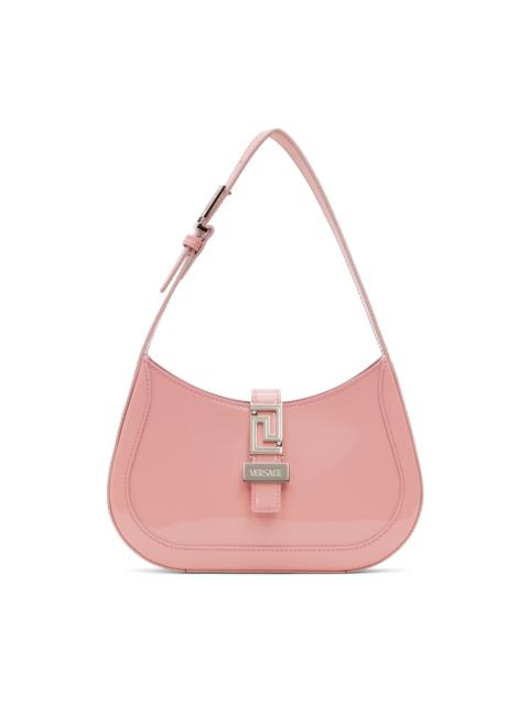 VERSACE Pink Greca Goddess Small Bag