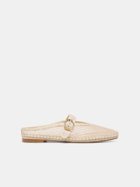 dolce vita MILIE FLATS ECRU WOVEN MESH