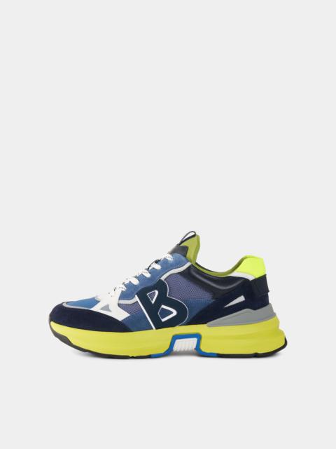 BOGNER Sneaker CTP25 in Navy blue/yellow/grey