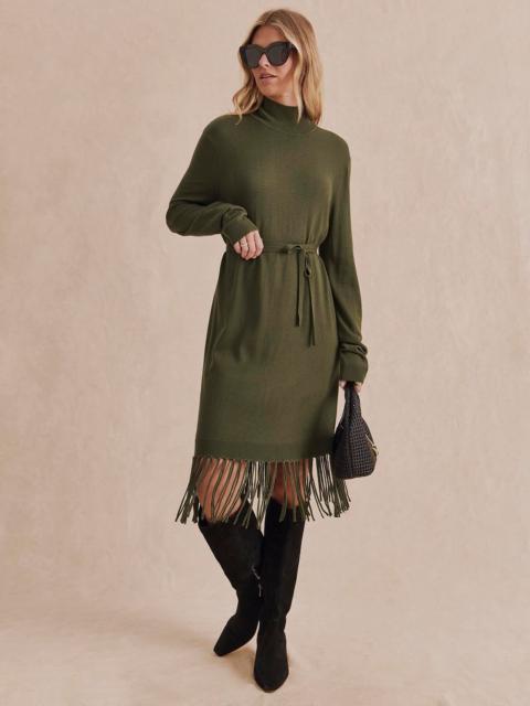 Splendid Sadie Fringe Sweater Dress