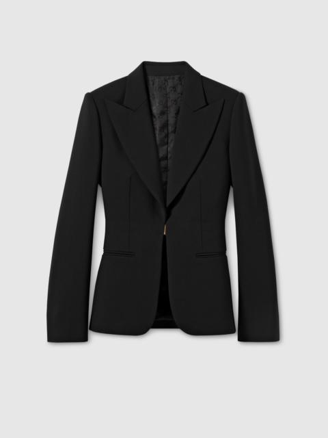 GUCCI Technical stretch wool jacket