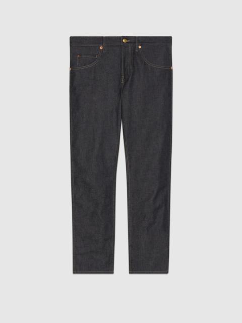 Tapered denim pant