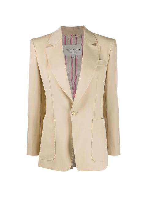 Etro single-breasted tailored blazer