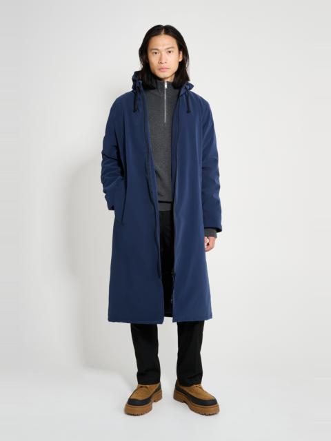 Stockholm Long Matte Winter Coat Navy