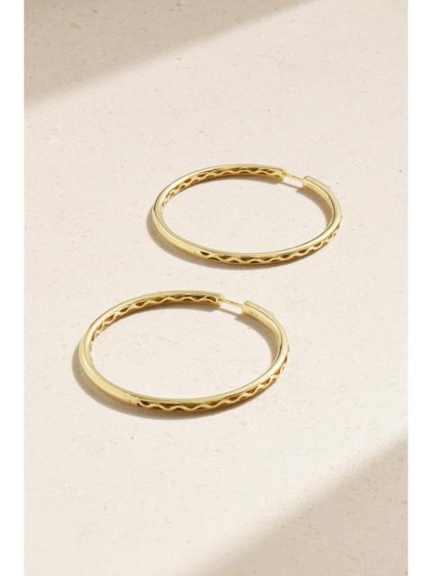 ANITA KO Large 18-karat Gold Hoop Earrings
