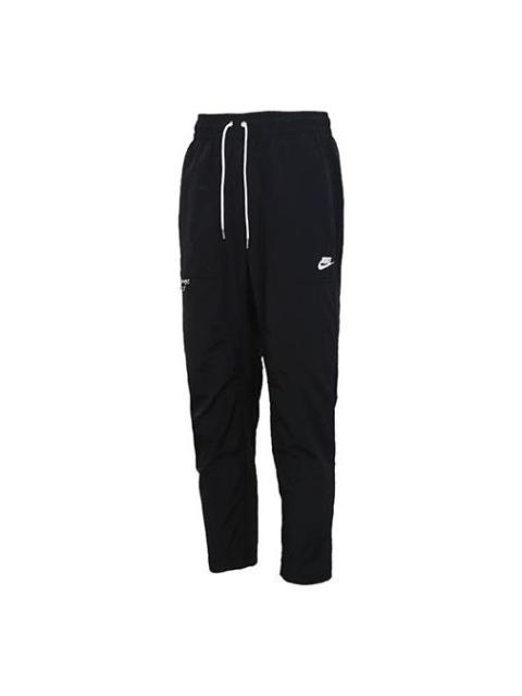 Nike Nike Sportswear 길쌈된 여가 바지 남자 검정 CU4466-010