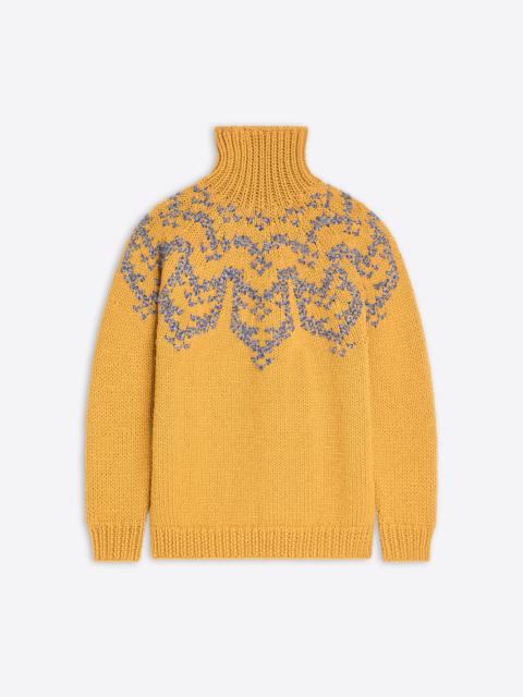 Dries Van Noten INTARSIA WOOL SWEATER