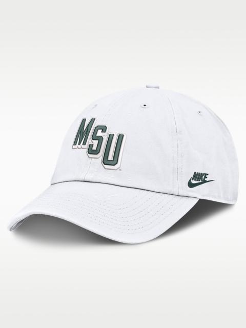 Nike Michigan State Natural Club Men's Nike College Adjustable Hat