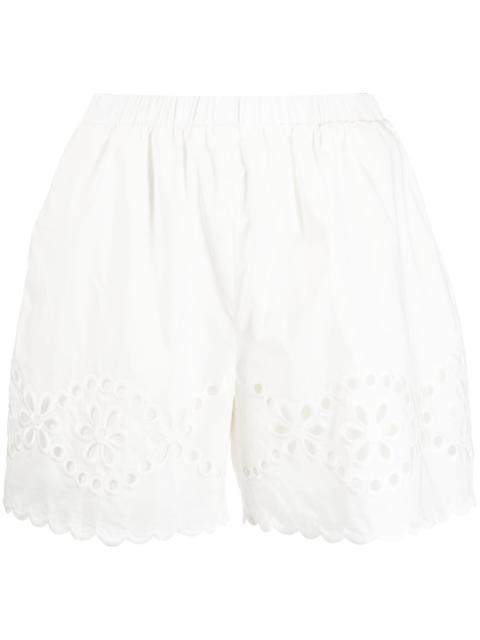 REDValentino cut-out detailing shorts