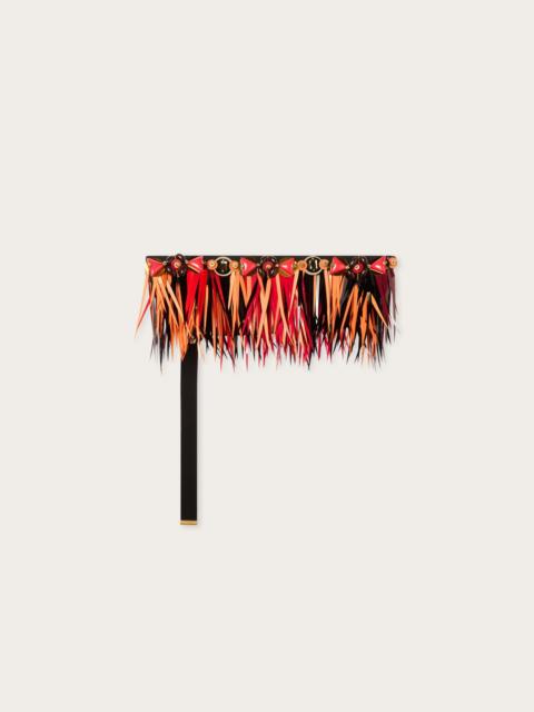 PUCCI EMBROIDERED BANDEAU TOP