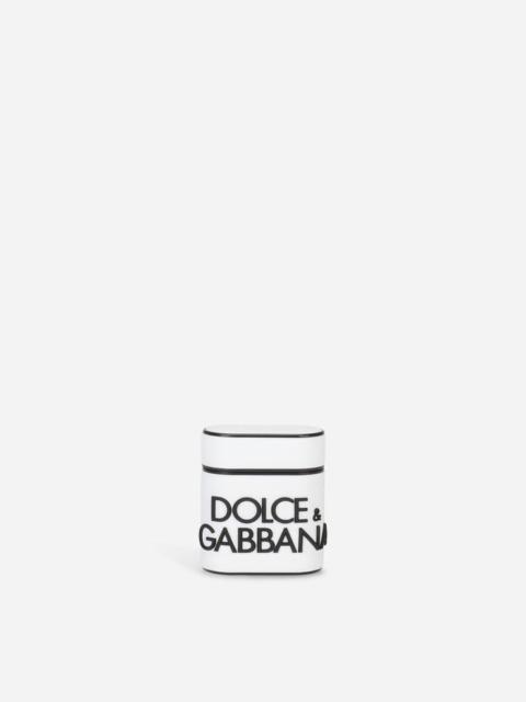 Dolce & Gabbana Rubber airpods case with micro-injection logo
