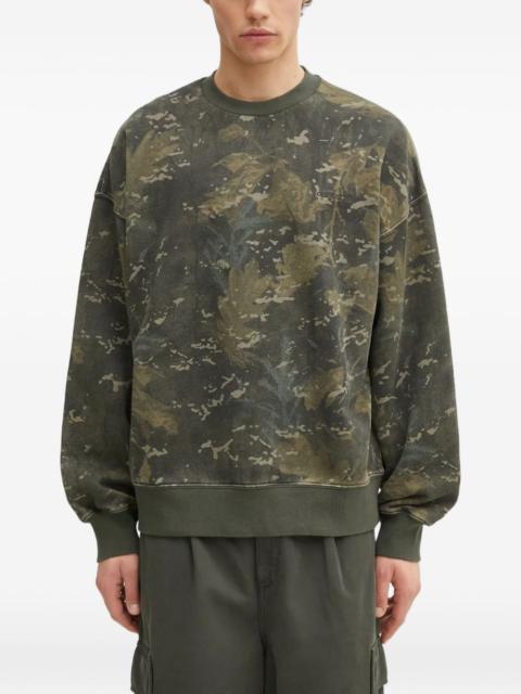 Carhartt camouflage-pattern sweatshirt