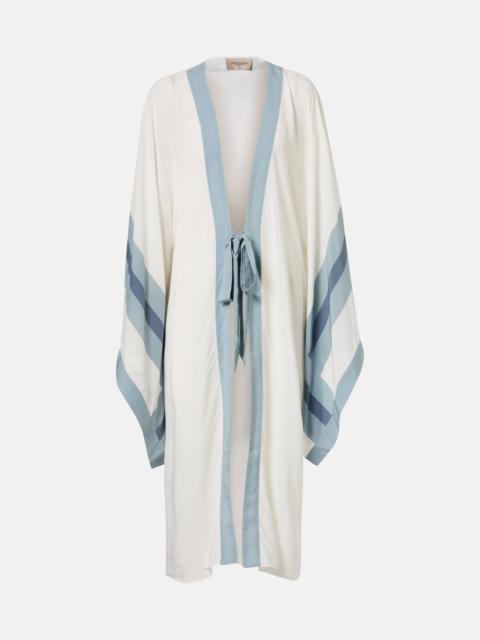 ADRIANA DEGREAS Bold Stripes kaftan