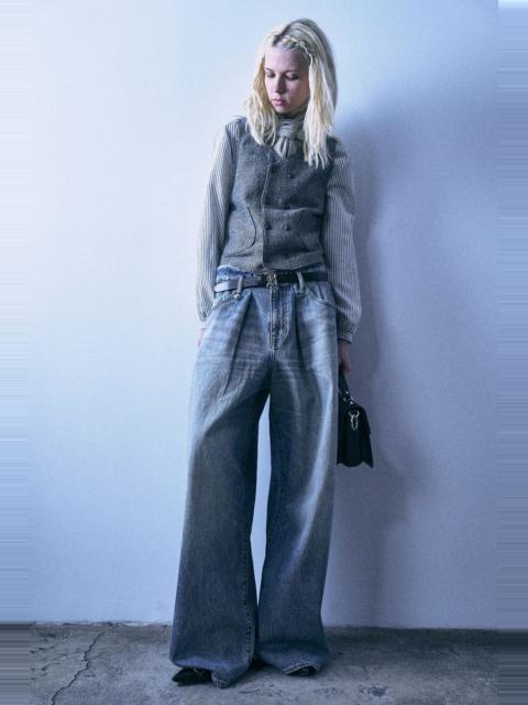 R13 Pleated Waistband Jean