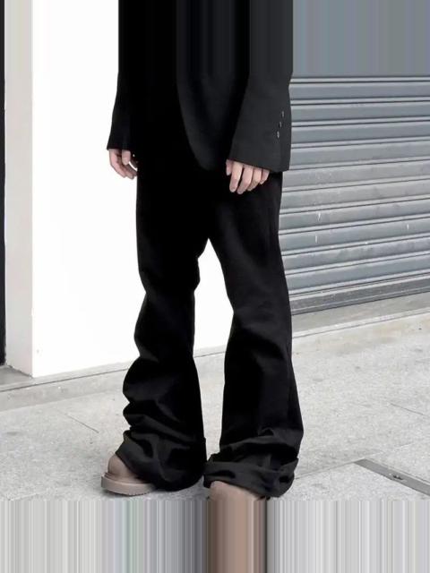 black flaredenim opium パンツ