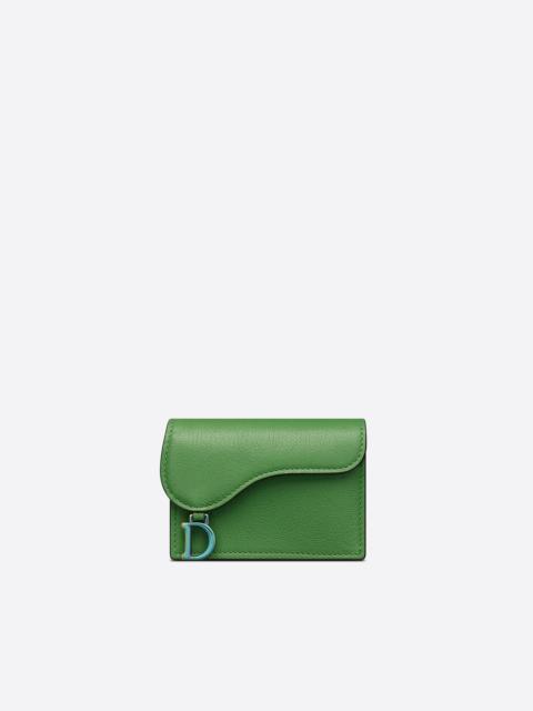 Dior Saddle Flap Card Holder